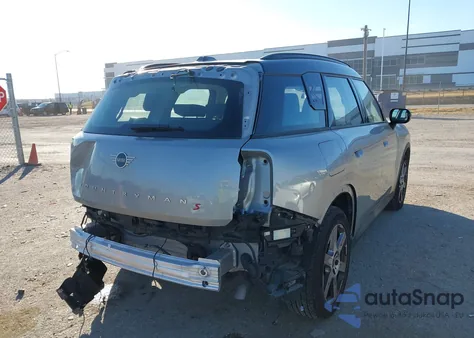 2025 Mini Countryman Cooper S из США, поврежденный, VIN WMZ23GA09S7R60273